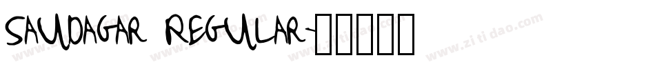Saudagar Regular字体转换